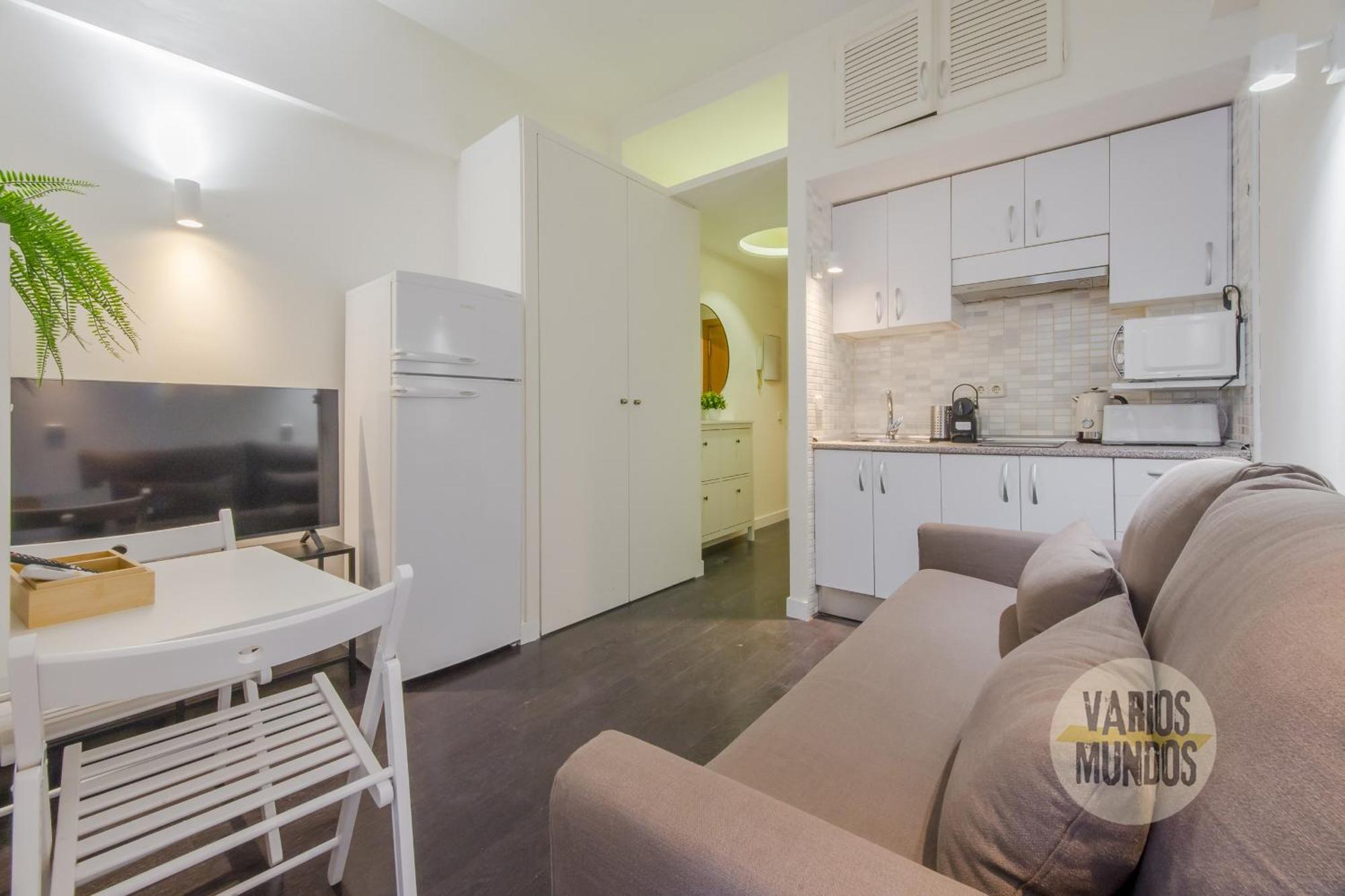 Confortable Apt Para 3 Pax A 1 Min De Gran Via Madrid Exterior foto